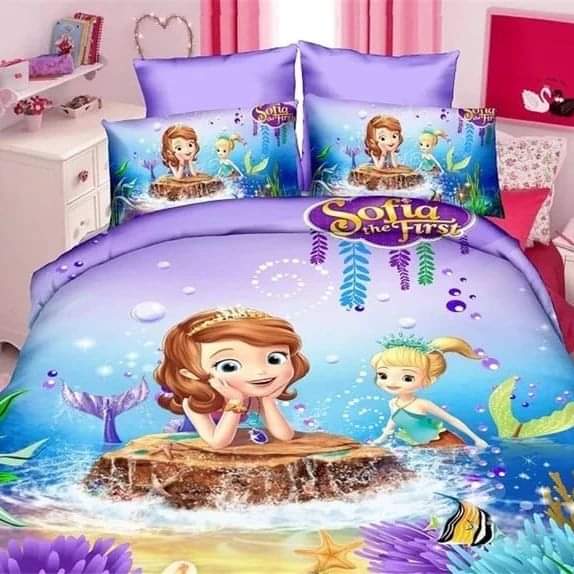 Binded Cartoon Themed Cotton Duvet Set - Image 6