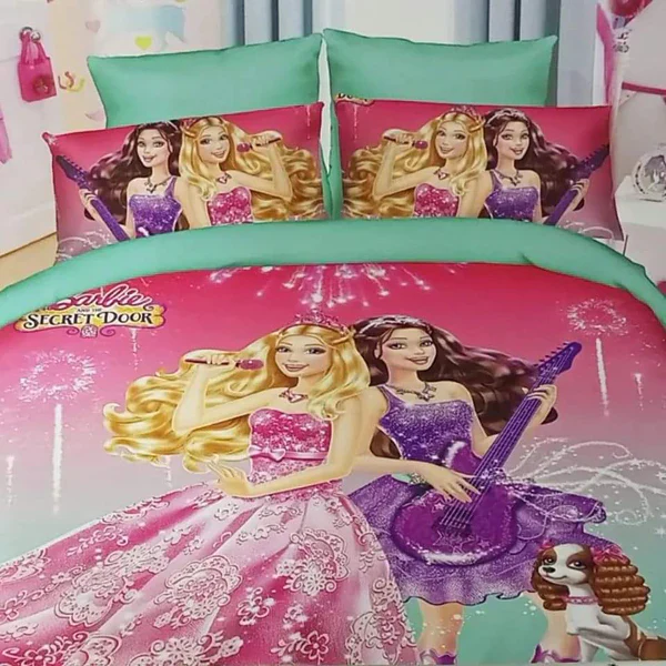 Binded Cartoon Themed Cotton Duvet Set - Image 7
