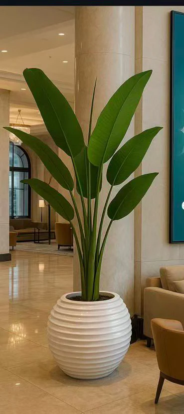 Bird of Paradise Artificial Plant – 160cm (5ft) Tall Faux Indoor Plant for Home & Office Décor - Image 2