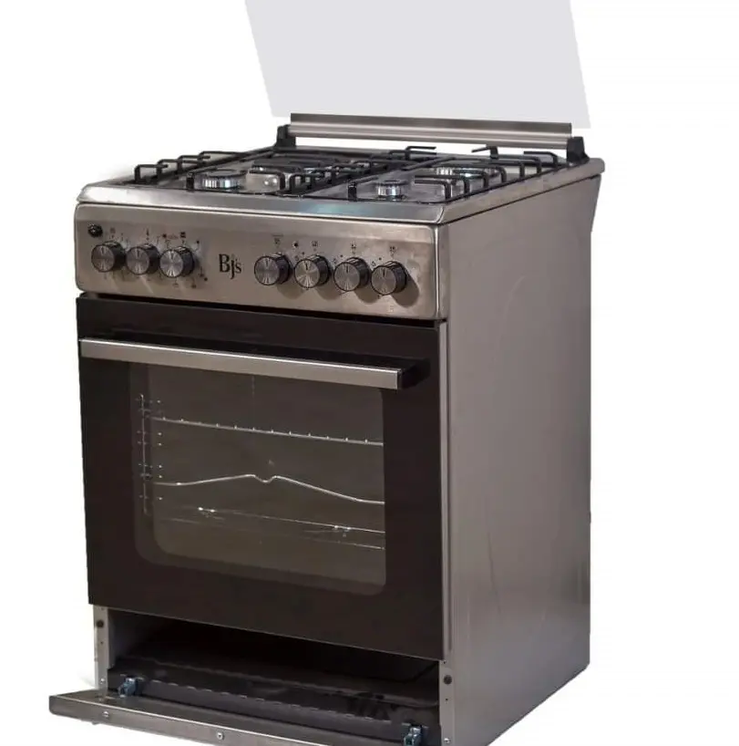 BJS 3 Gas + 1 Electric Cooker,With Oven Fan,Silver 60cm”60cm - Image 2