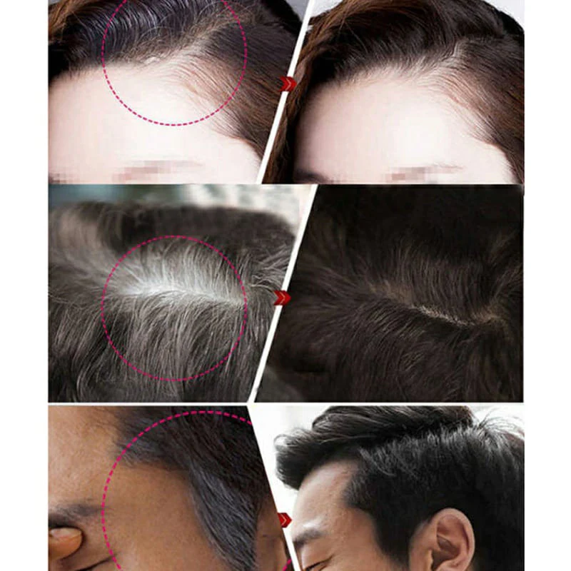 Black & Dark Brown one time hair dye stick with instant root coverage, Hair colour modify cream stick, Hair care - Image 4