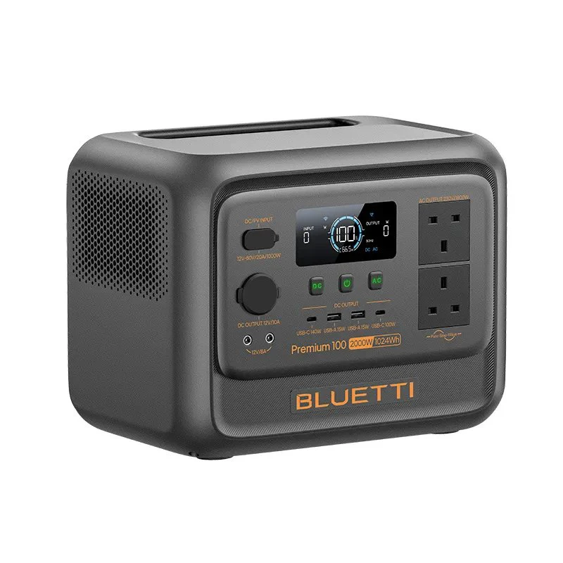 BLUETTI Premium 100 V2 Portable Power Station 1024Wh 2000W – TurboBoost, LiFePO4, Solar & UPS Backup - Image 3