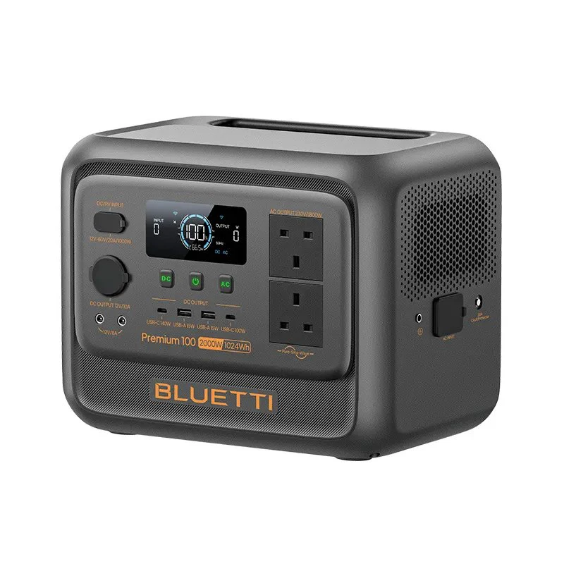BLUETTI Premium 100 V2 Portable Power Station 1024Wh 2000W – TurboBoost, LiFePO4, Solar & UPS Backup - Image 4