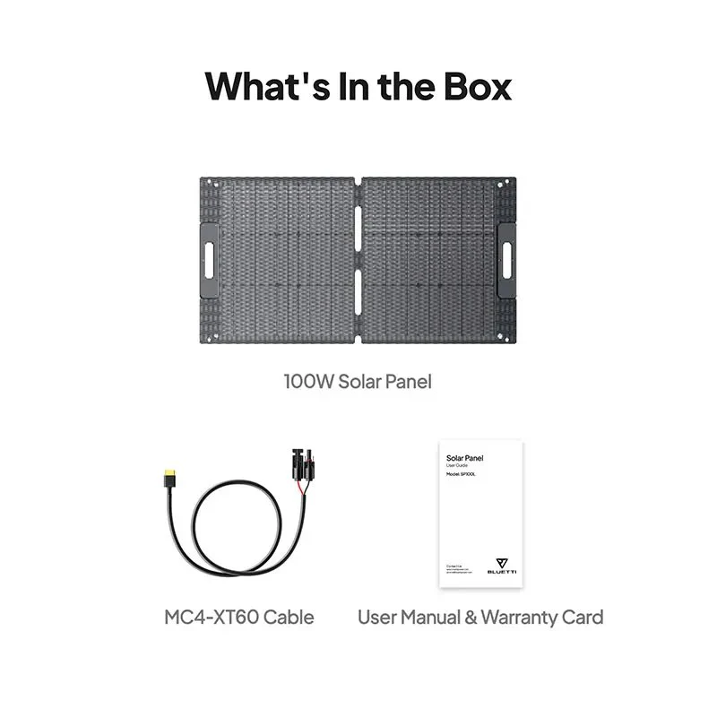 BLUETTI PV100 100W Portable Solar Panel Foldable Kenya - Image 9
