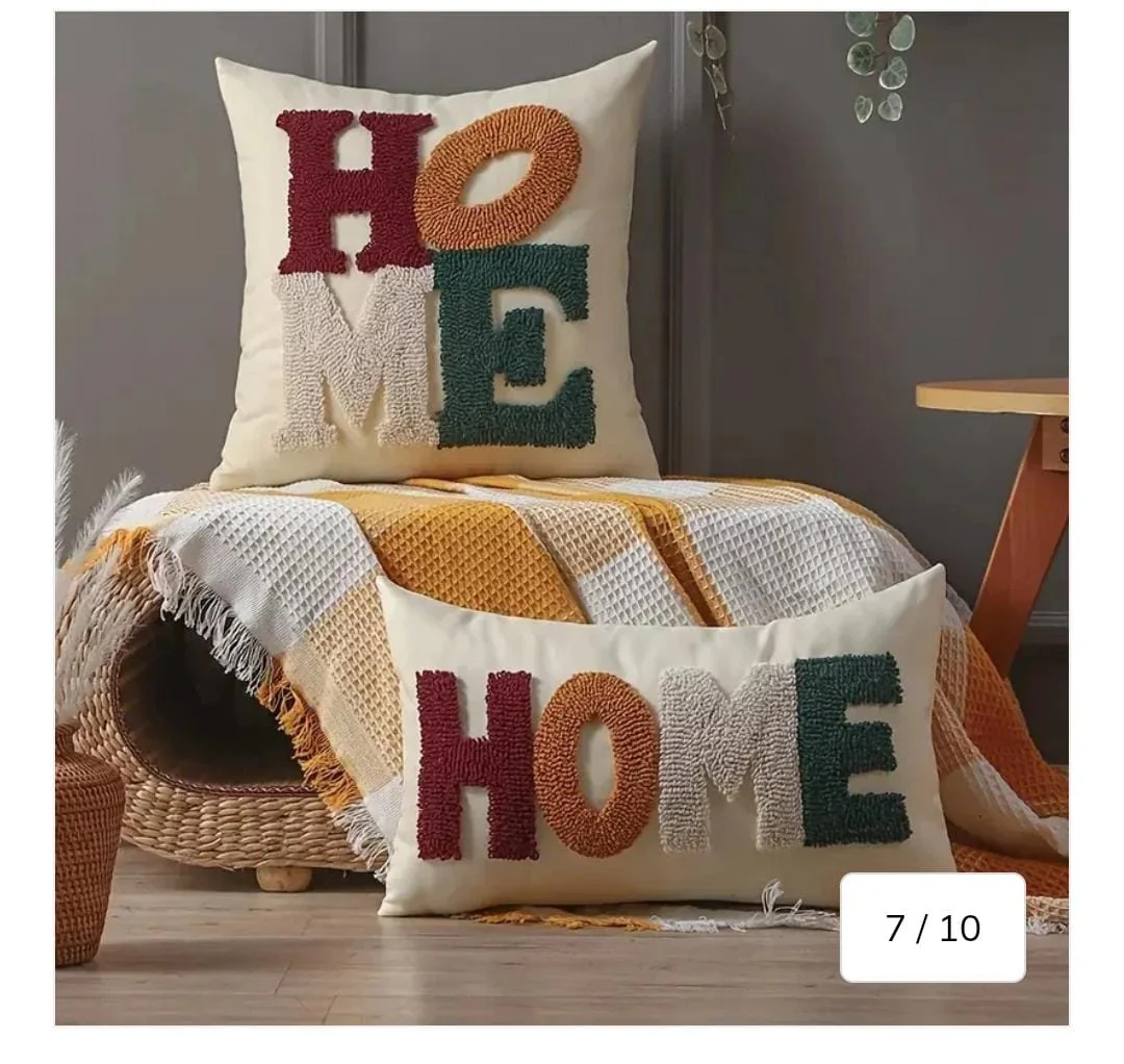 Boho Cotton Woven Pillowcases 45x45cm | Tufted Tassel Cushion Cover for Sofa Decor - Image 12