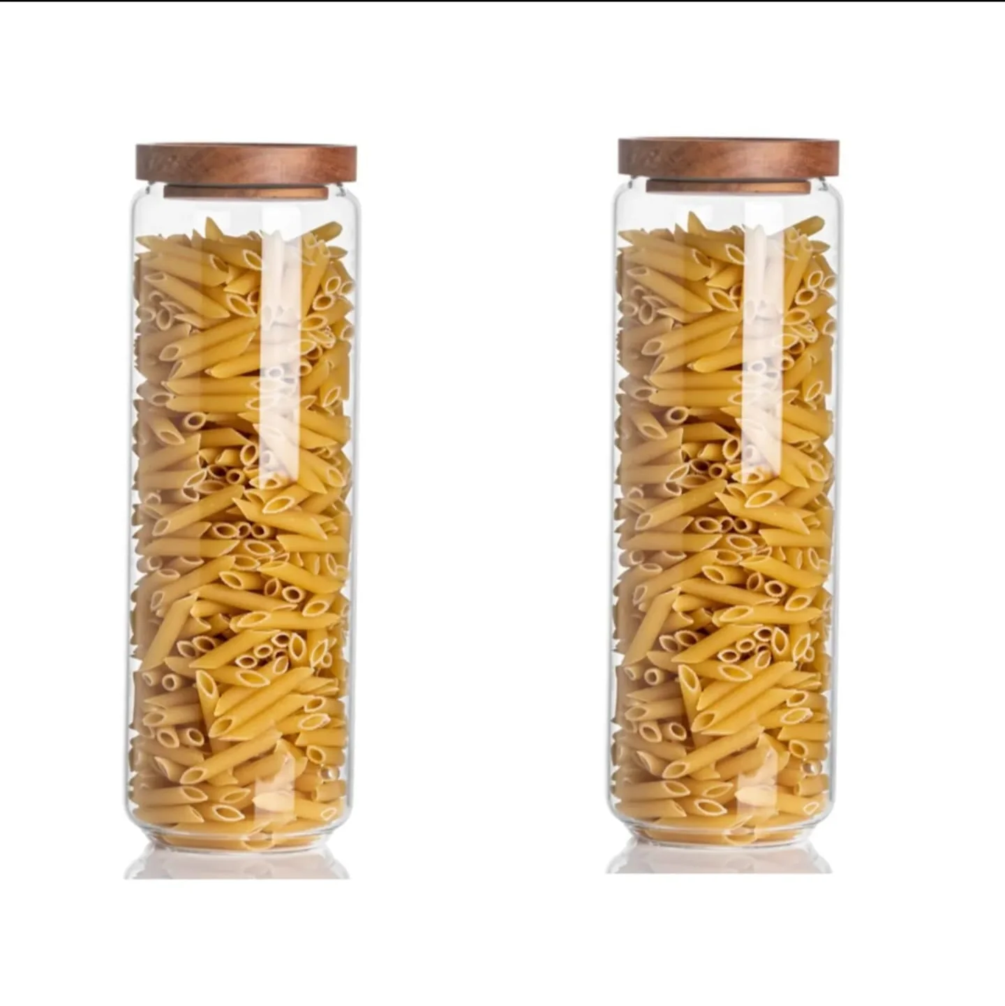 Borosilicate Glass Canister Airtight Kitchen Spaghetti Food Storage Jar Glass Storage Tank - Image 2
