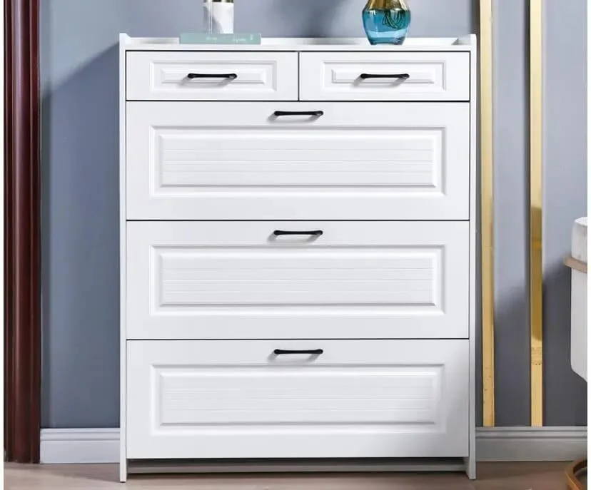 Bucket Flip Shoe Cabinet – Modern Slim Shoe Rack with Flip-Top Storage | High-Capacity Entryway Organizer for Homes in Kenya - Image 6
