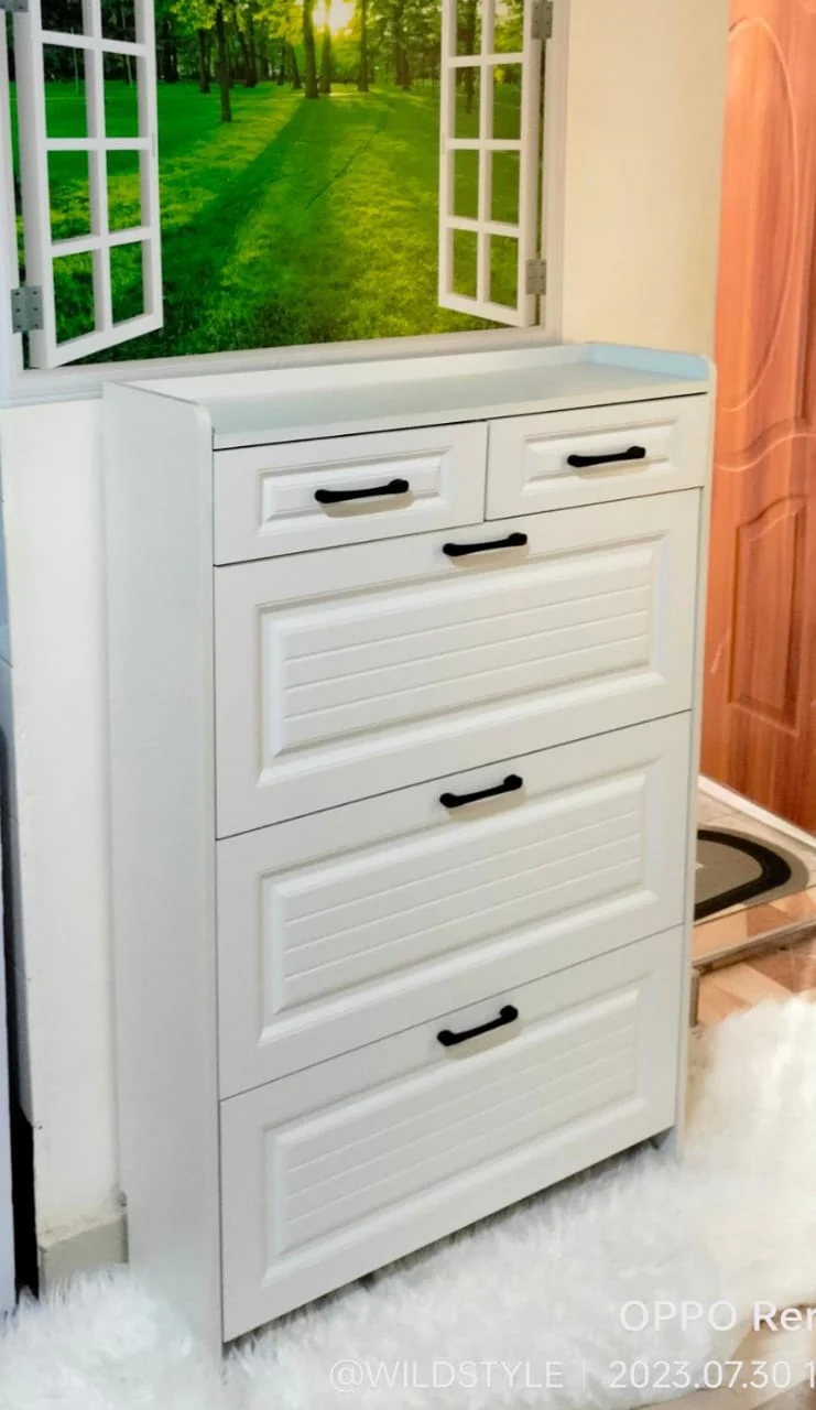Bucket Flip Shoe Cabinet – Modern Slim Shoe Rack with Flip-Top Storage | High-Capacity Entryway Organizer for Homes in Kenya - Image 8