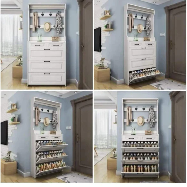 Bucket Flip Shoe Cabinet - Image 3
