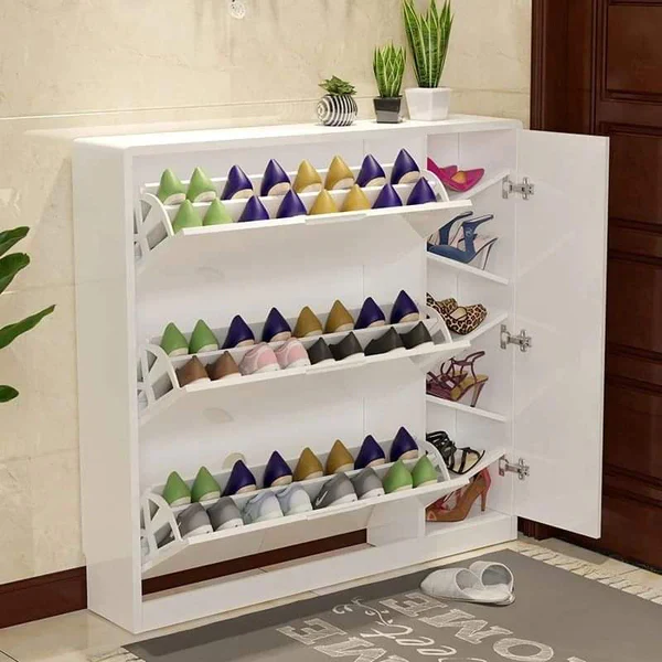 Bucket Flip Shoe Cabinet Shoe Rack - Image 4