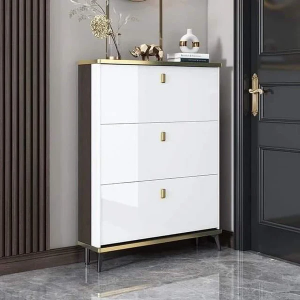 Bucket Flip Shoe Cabinet (Double Layer) - Image 3