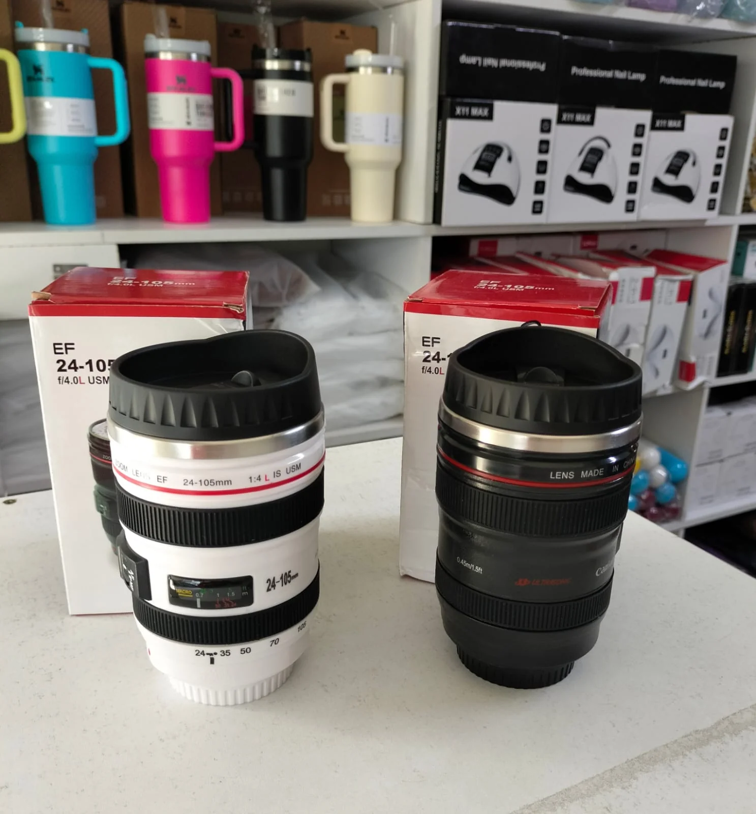 Camera Lens travel thermal Mug - Image 4