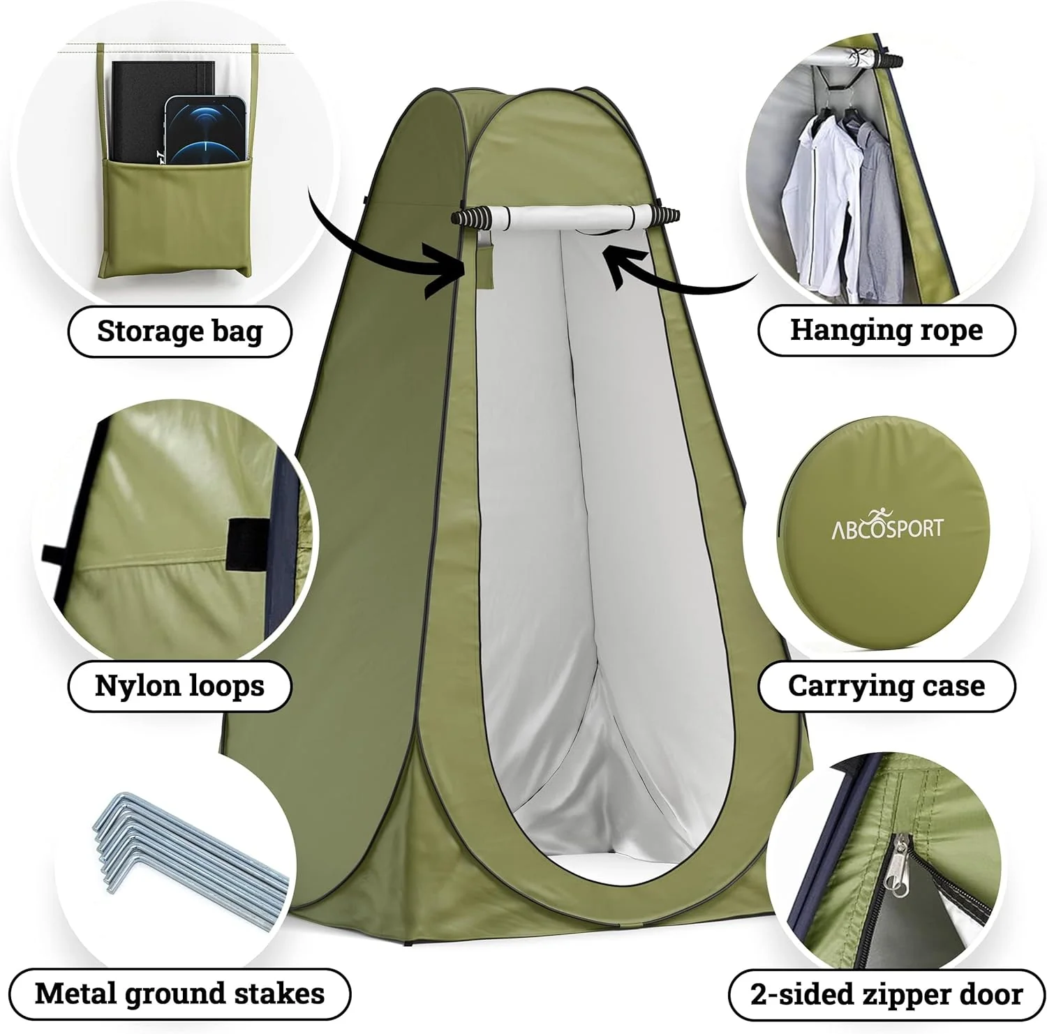 Camping shower tent - Image 2