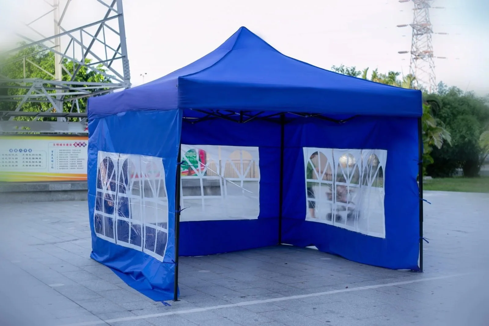 Canopy tent Outdoor Canopy Party Wedding Pavilion with sidewalls and Windows - Image 4