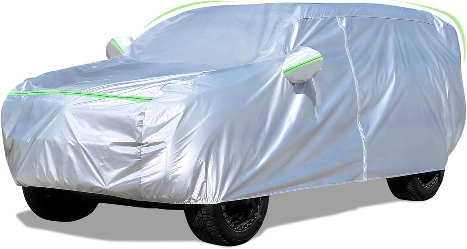 Car Cover Heavy Duty Waterproof Full Car Cover All Weather Protection Outdoor Indoor Use UV Dustproof - Image 5