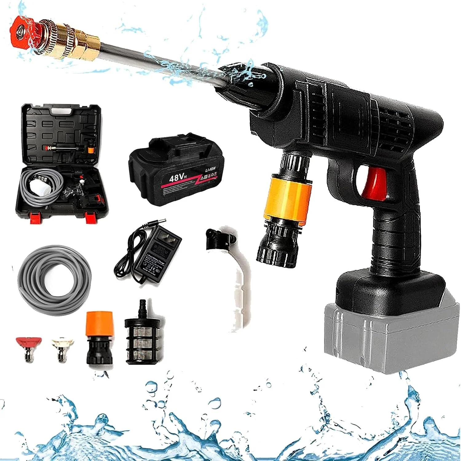 Car Pressure Washer,Portable Pressure Washer 48v - Image 5