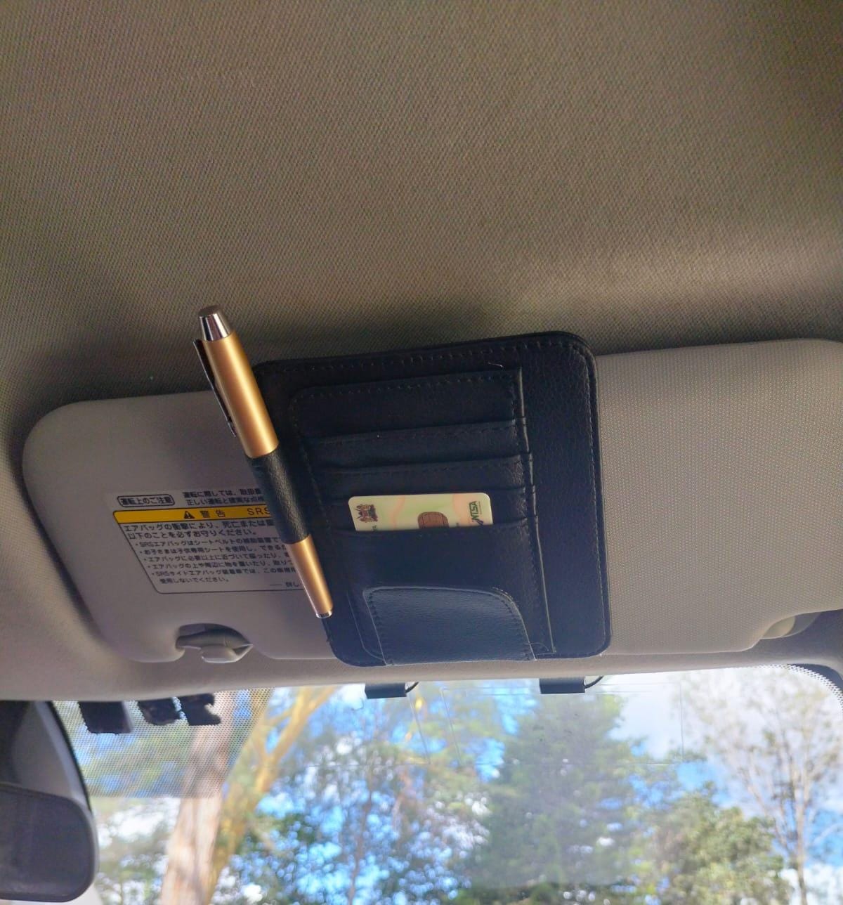 Car sun visor organizer - Image 2