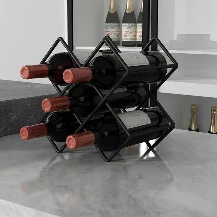 Carbon metal wine holder - Image 2