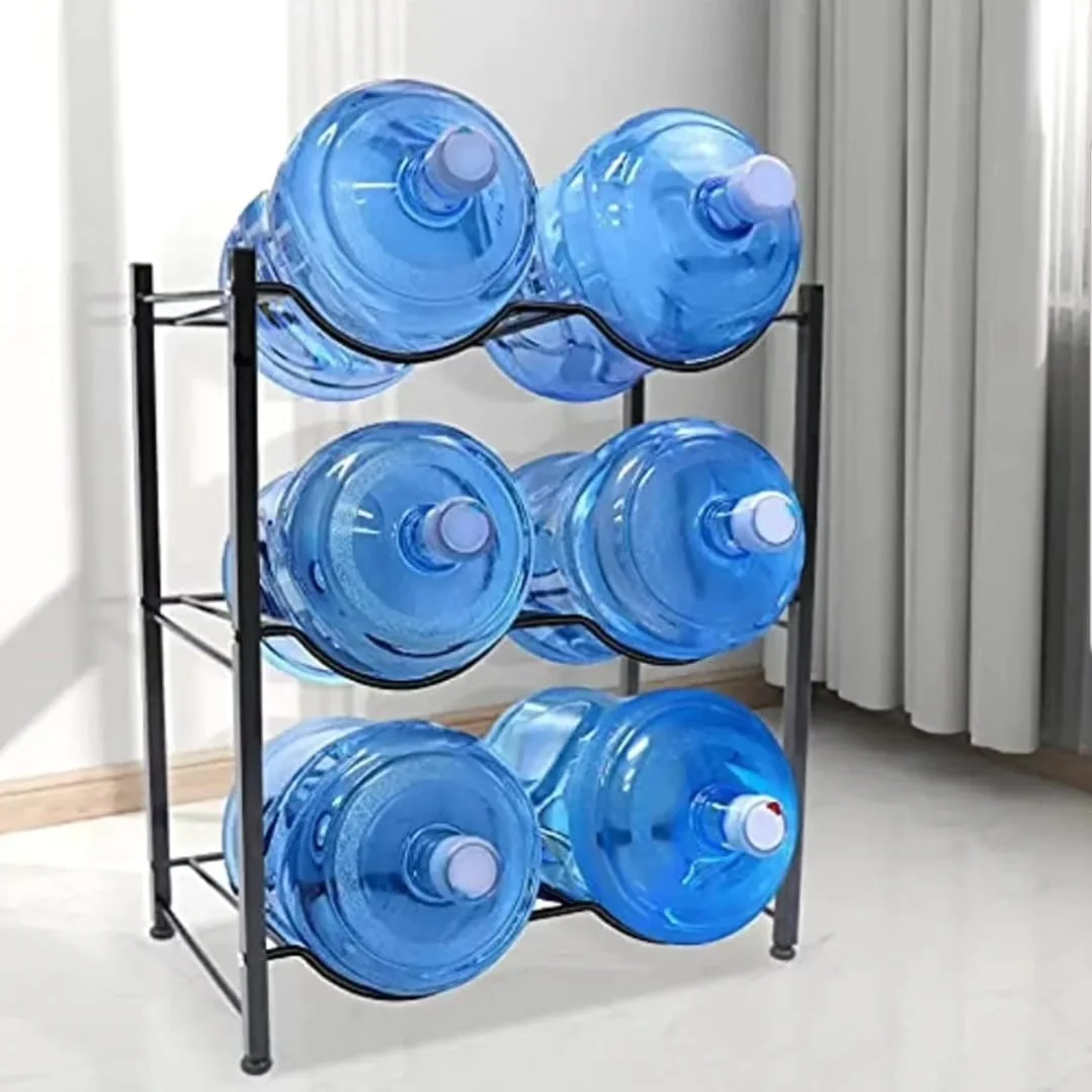 Carbon Steel Water Bottle Holder Racks Organizer Storage - Image 15