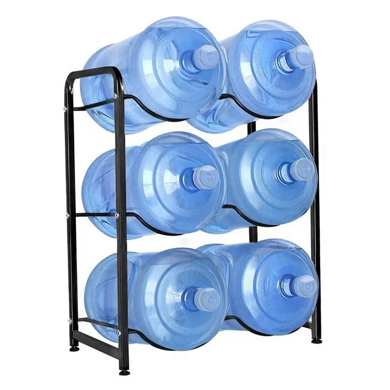Carbon Steel Water Bottle Holder Racks Organizer Storage - Image 2