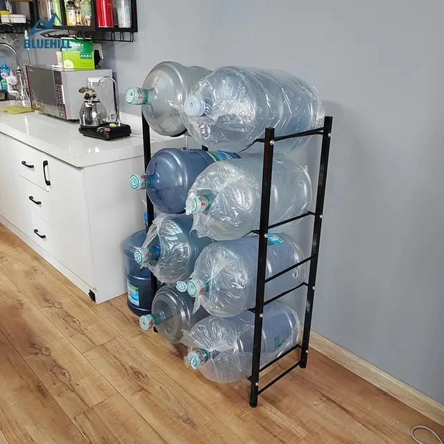 Carbon Steel Water Bottle Holder Racks Organizer Storage - Image 6