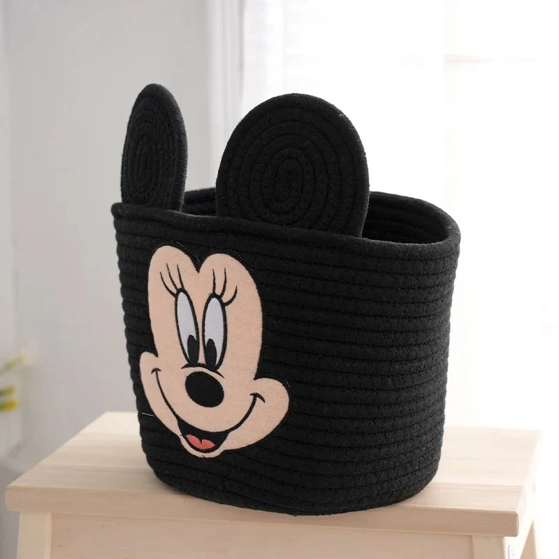 Cartoon cotton thread hand-woven storage basket sundry sorting basket - Image 4