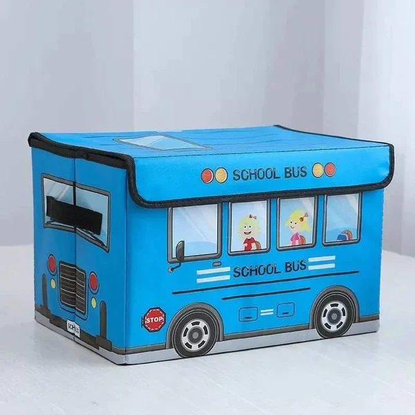 Cartoon themed foldable toy basket - Image 2