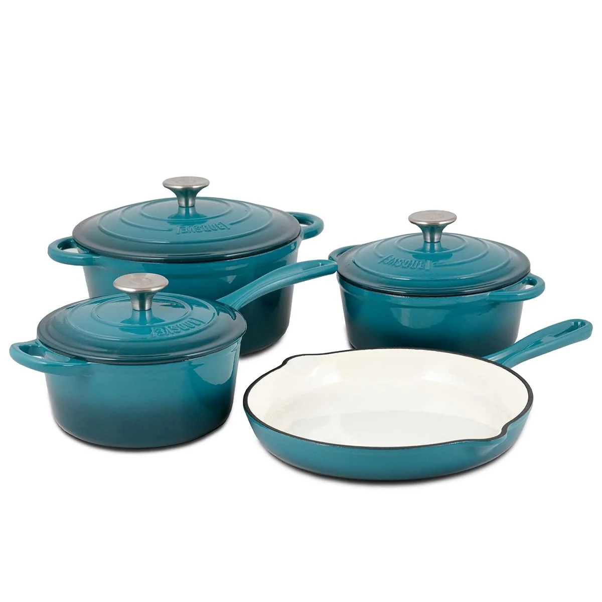 7 PCS Enamel Cast Iron Cooking Pots Set  Non-Toxic, Oven-Safe Pots for Kenyan Kitchens - Image 18
