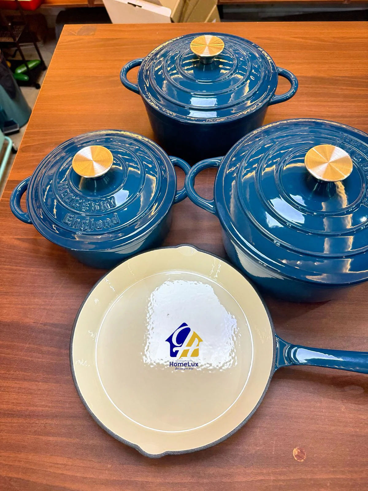 7 PCS Enamel Cast Iron Cooking Pots Set  Non-Toxic, Oven-Safe Pots for Kenyan Kitchens - Image 39