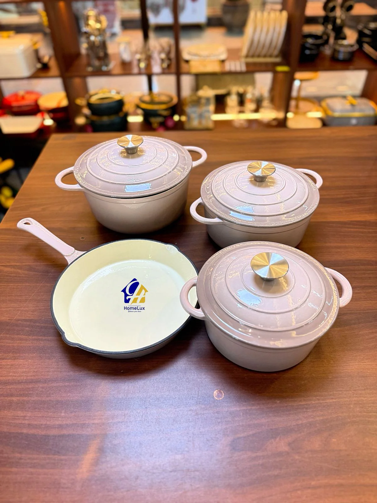 7 PCS Enamel Cast Iron Cooking Pots Set  Non-Toxic, Oven-Safe Pots for Kenyan Kitchens - Image 40