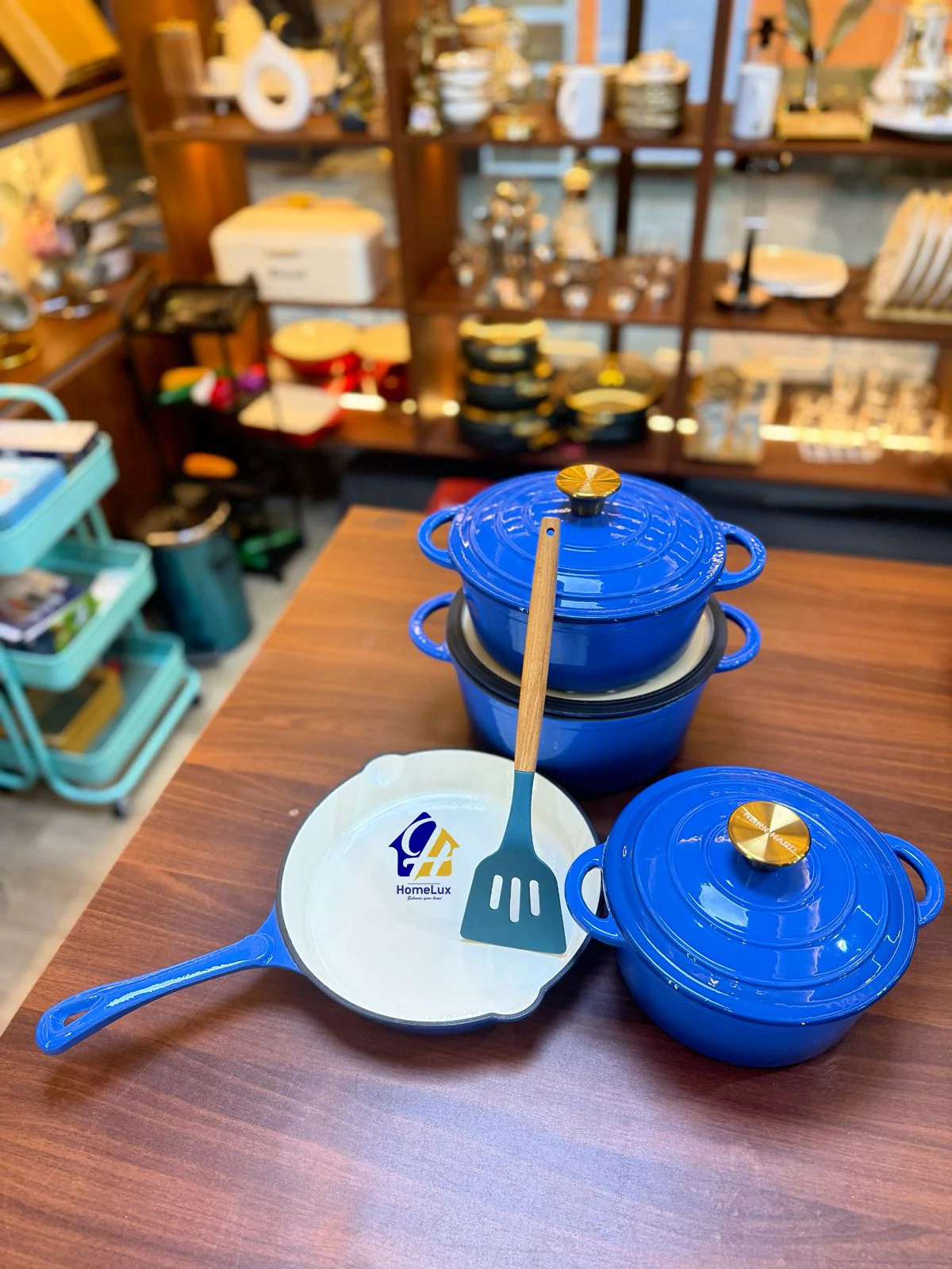 7 PCS Enamel Cast Iron Cooking Pots Set  Non-Toxic, Oven-Safe Pots for Kenyan Kitchens - Image 41