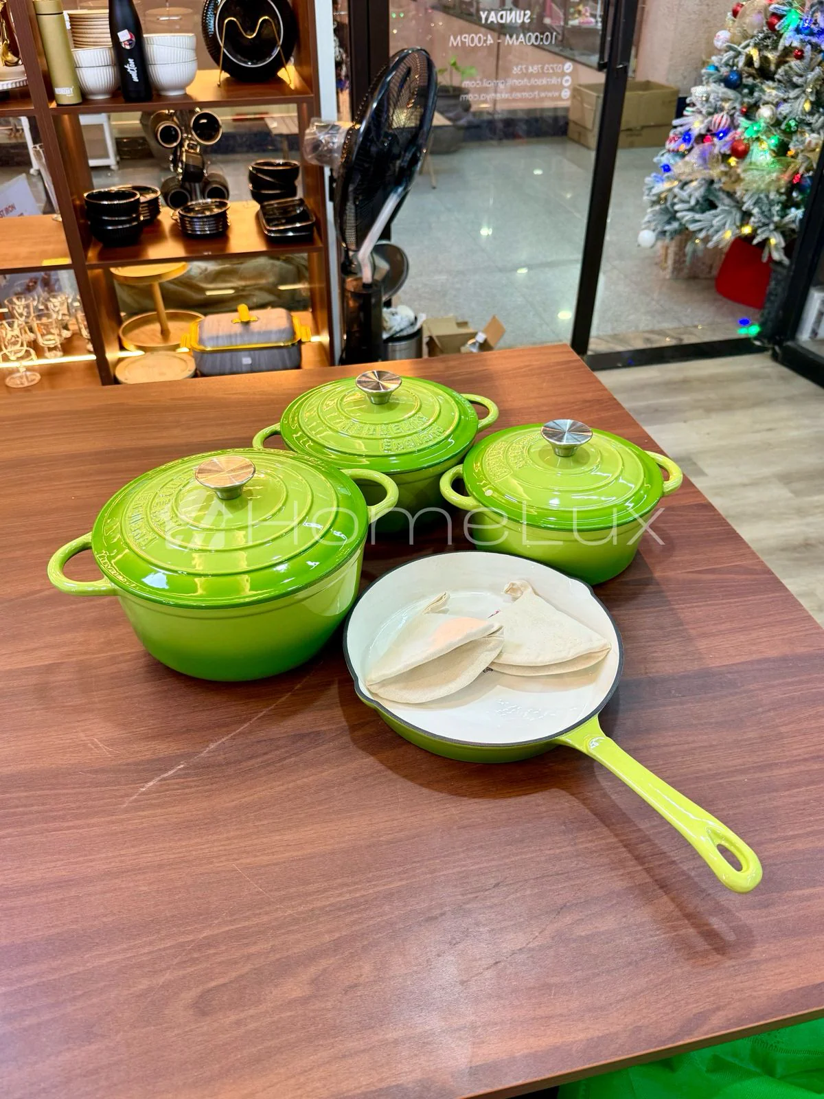 7 PCS Enamel Cast Iron Cooking Pots Set  Non-Toxic, Oven-Safe Pots for Kenyan Kitchens - Image 43