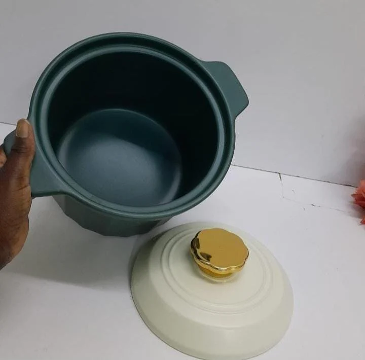 Ceramic casserole cooking pot with lid - Image 3