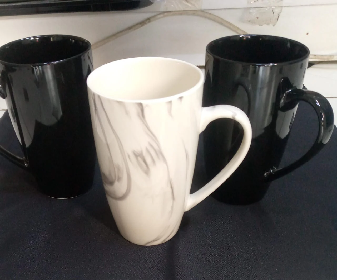 Ceramic marble Tall mug 6pcs set - Image 2