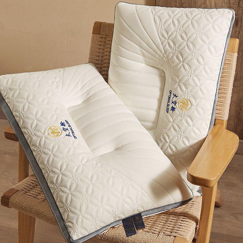 Cervical Pillow Memory Foam Neck Support Pillow with Natural Rubber Core – Ergonomic Single Bed Pillow for Side & Back Sleepers | Pain Relief - Image 4