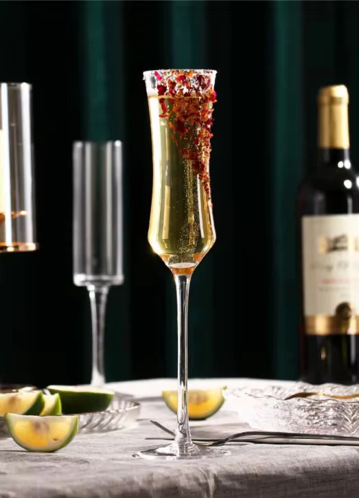 Champagne Flutes Glasses Gift Set | 210 ML | Set of 6| |Elegant Gift Box|Ultra-Premium |Limited Edition | Red & White Wine & Champagne Glass | Ideal for Wedding,Couple,Anniversary Gift - Image 3