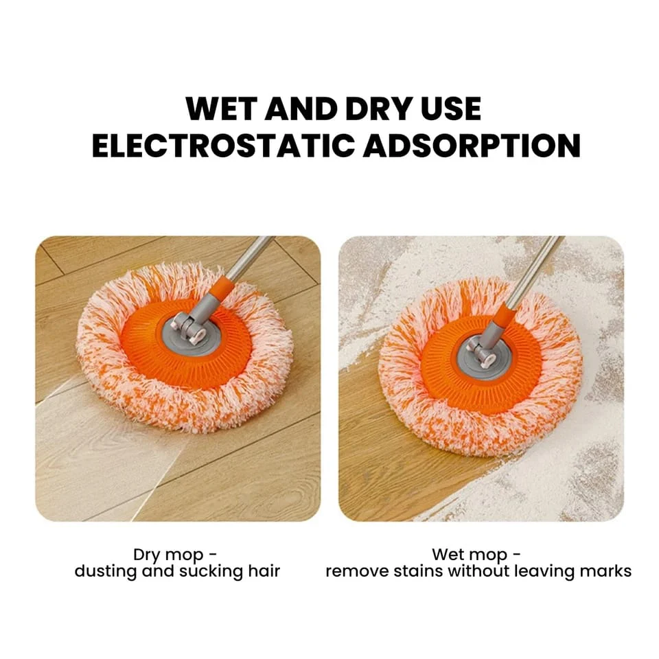 Chenille Telescopic Cleaning Mop - Image 5