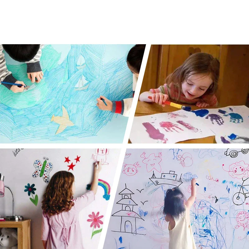 Children Coloring Roll Graffiti Drawing  Paper Chart 2pcs - Image 4