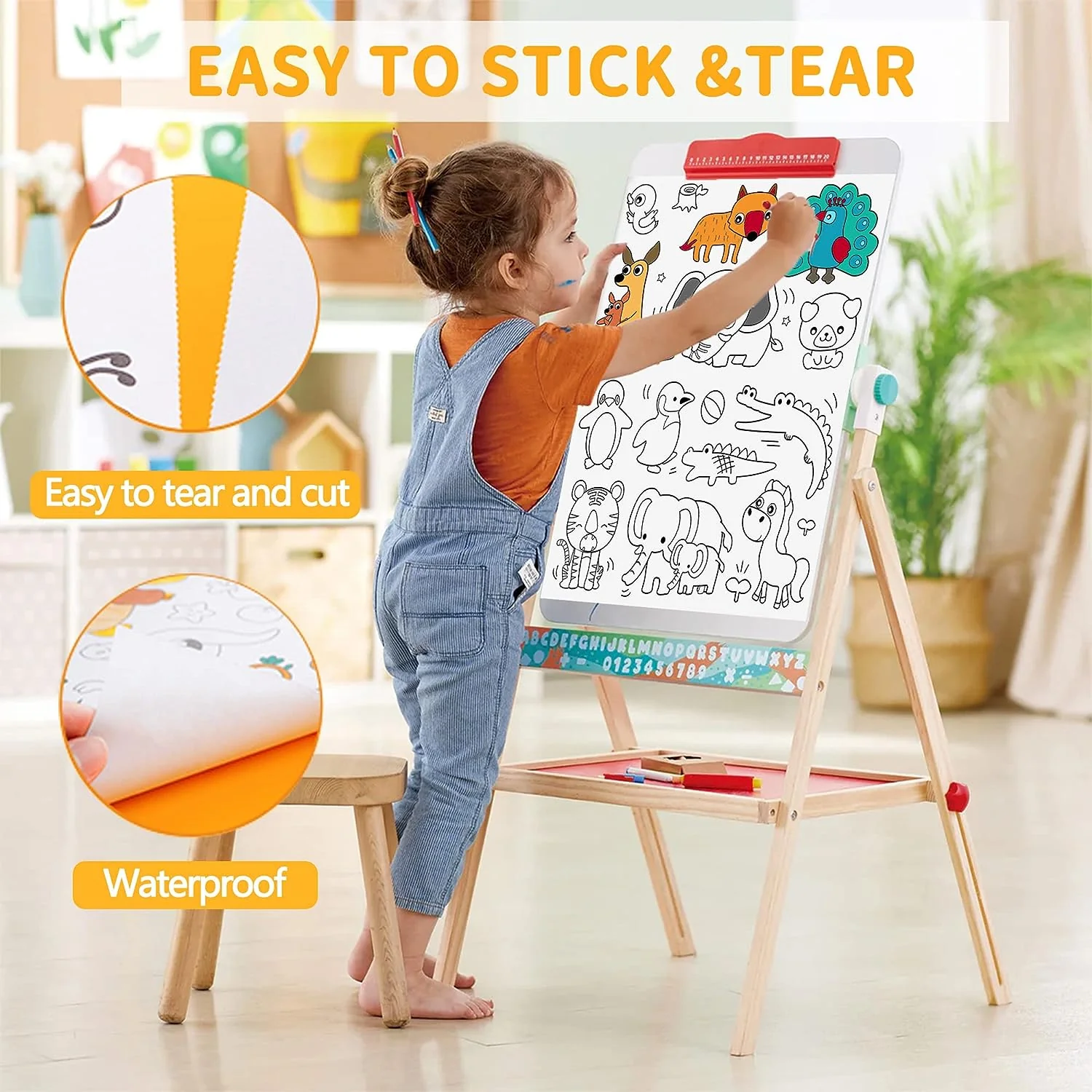 Children's Drawing Roll Coloring Paper 10m long for Kid Early Educational Birthday Party Gift - Image 6