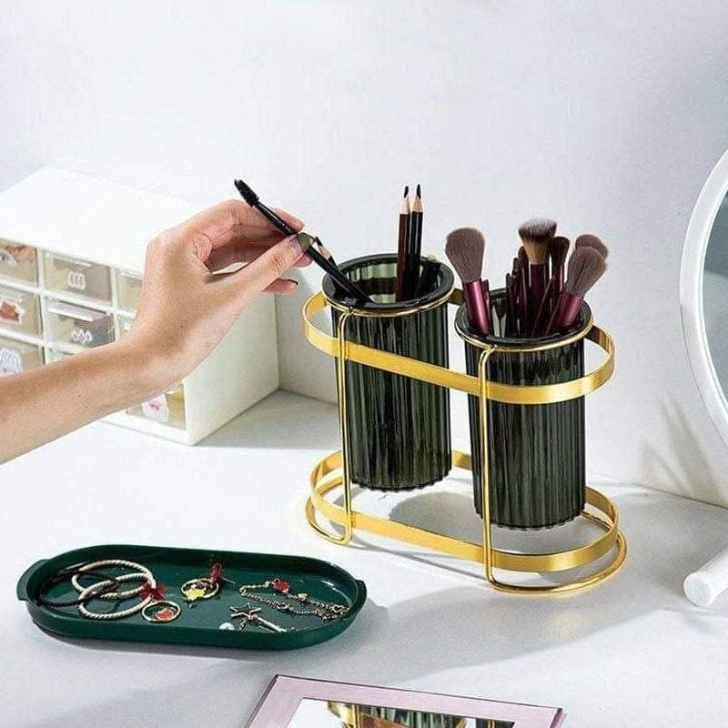 Chopstick Storage Holder Multifunctional Cutlery Drain Rack Luxury, makeup brush storage holder, toothbrush holder, Toothpaste holder, Dinnerware Rack Kitchen Tableware Spoon Forks Organizer Box - Image 2