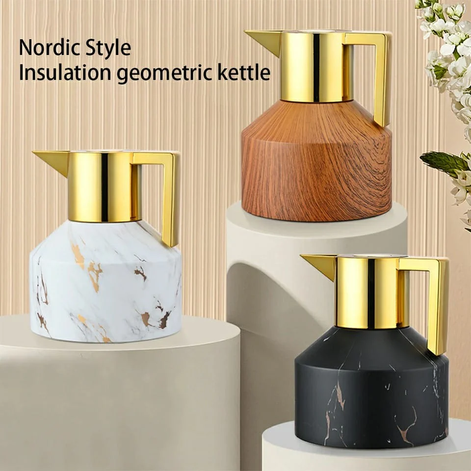 Stainless Steel Insulated Coffee Pot Water Pitcher 1Liter - Image 2