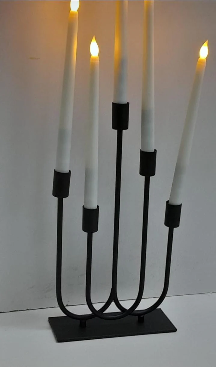 Classic 5 in 1 Metallic Candle Holder - Image 3