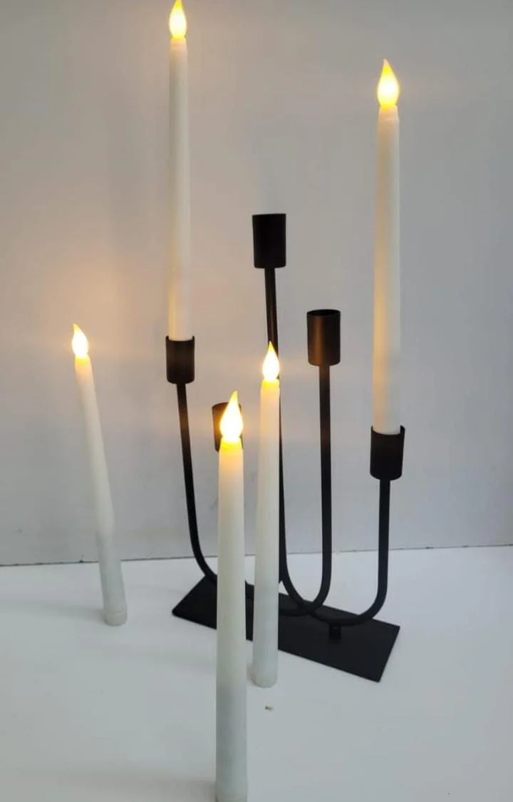 Classic 5 in 1 Metallic Candle Holder - Image 4