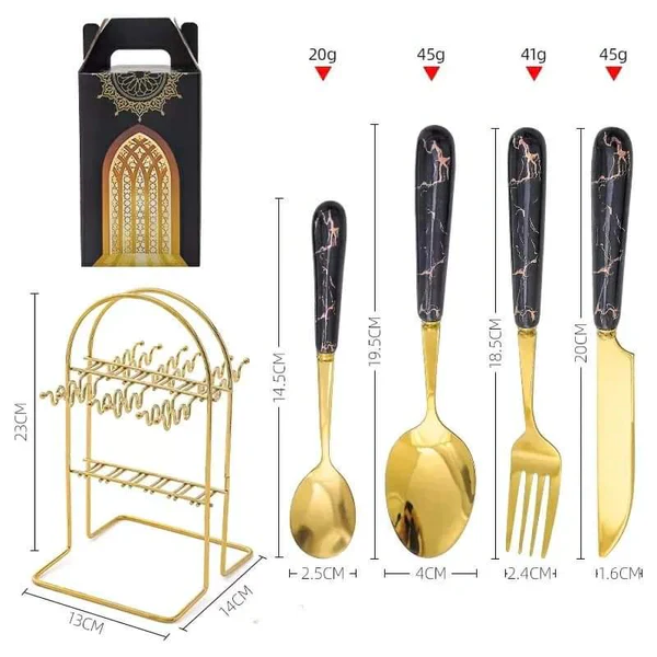 Classy 24pcs Cutlery Set - Image 7