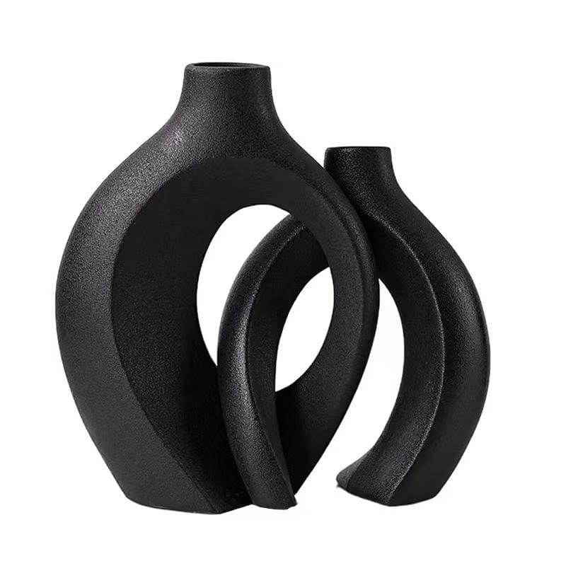 Classy Ceramic Snuggle Interlocking Vase Home Decoration - Image 4