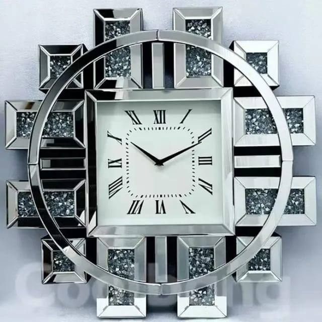 Classy mirrored Wall clock - Image 2