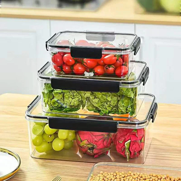 Clear Acrylic Food Storage Containers - Image 2