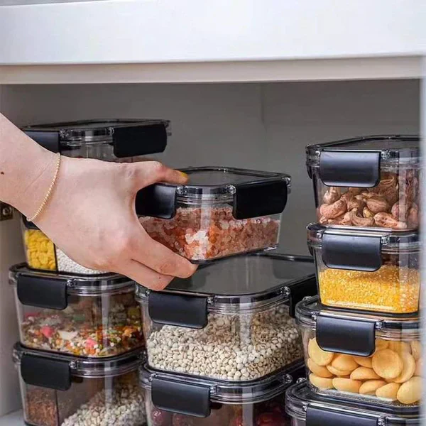 Clear Acrylic Food Storage Containers - Image 4