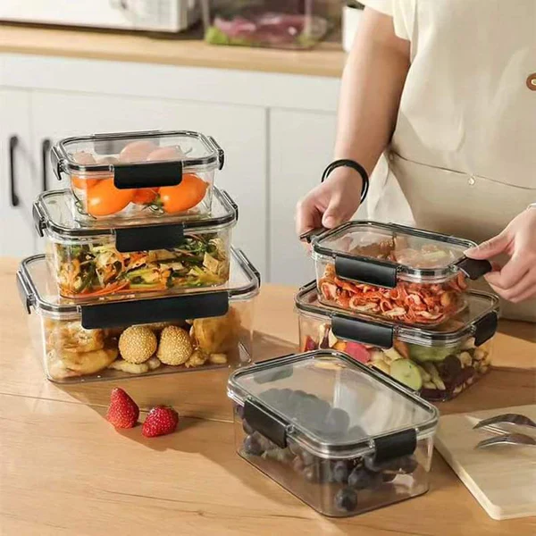 Clear Acrylic Food Storage Containers - Image 6