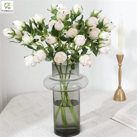 Clear Black Crystal Vase - Image 2